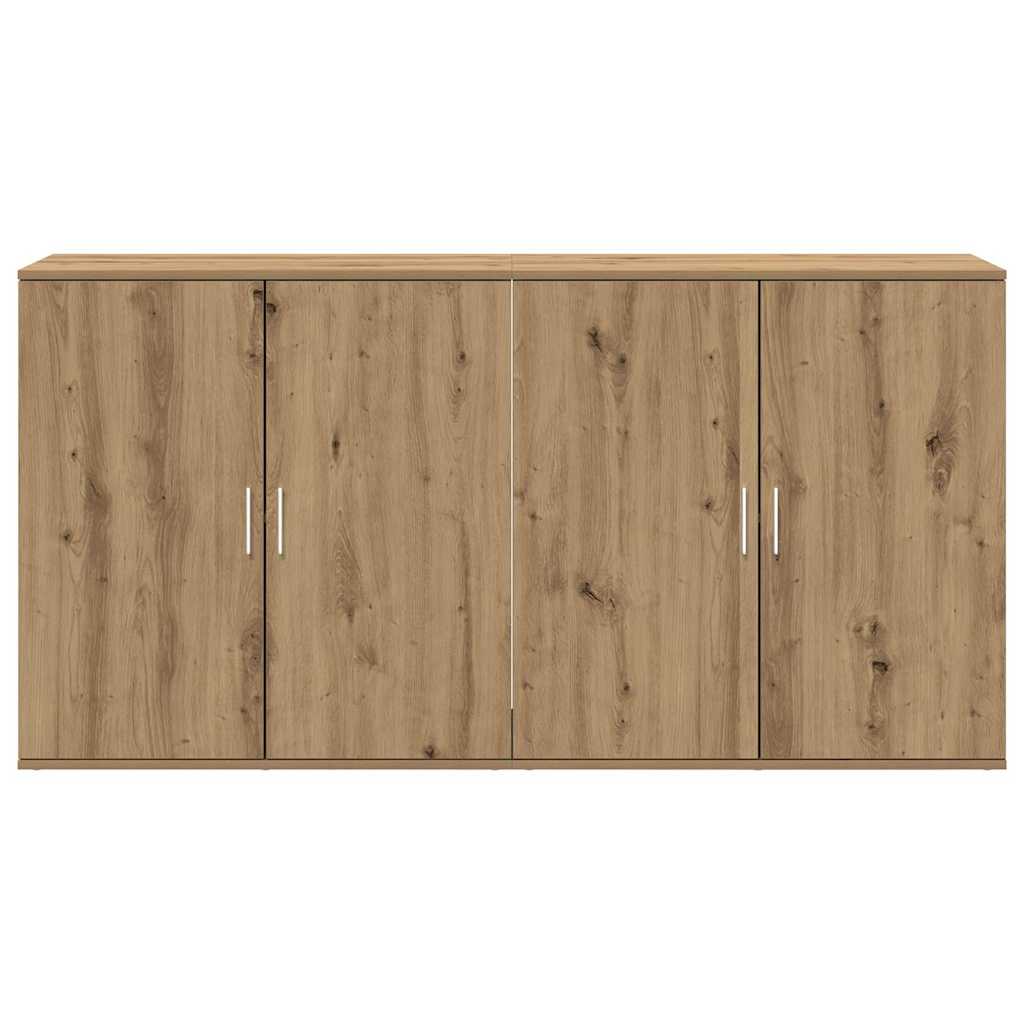 Sideboards 2 pcs Artisan oak 79 x 38 x 80 cm Engineered wood