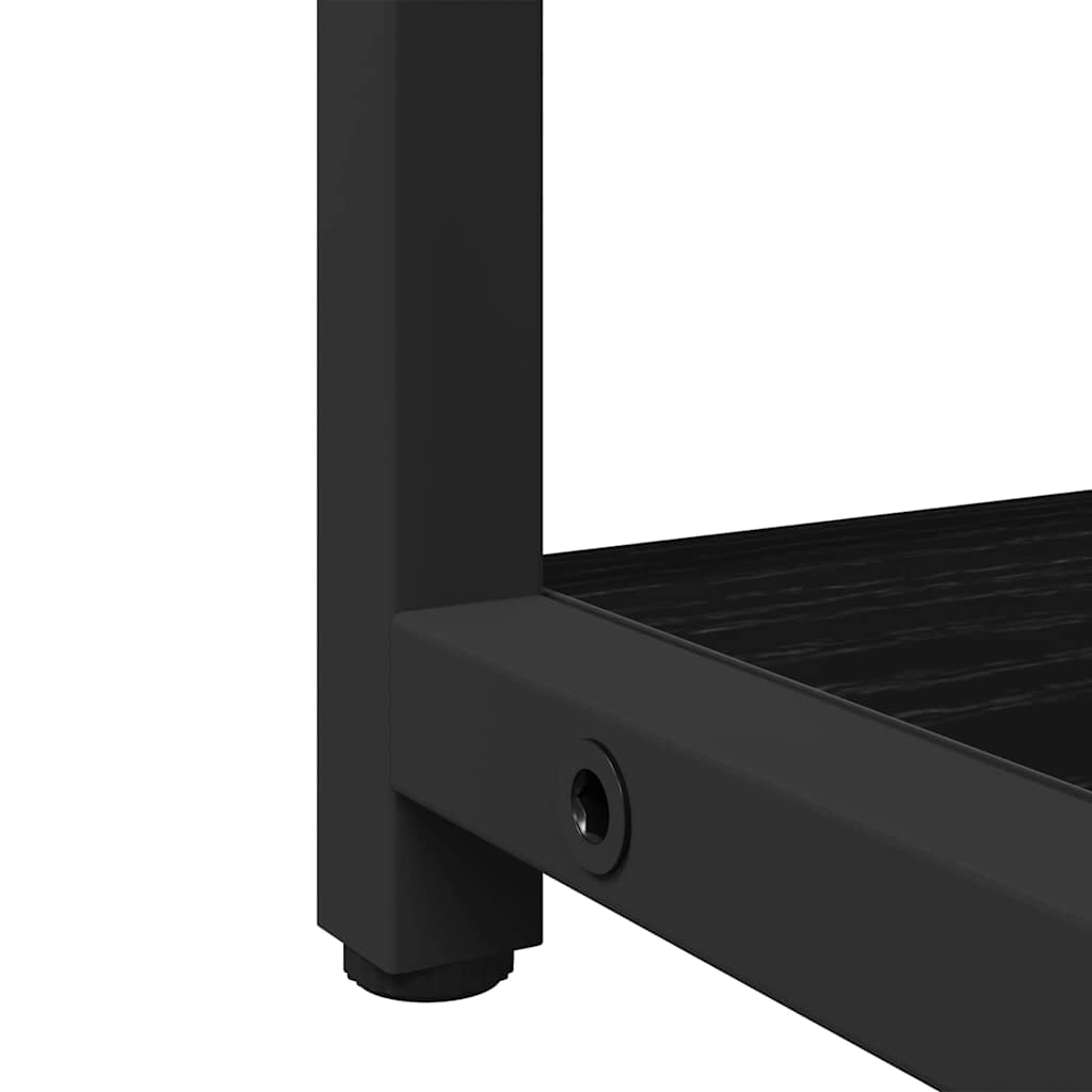 Bathroom Furniture Set with Storage 2 pcs Black 60 x 30 x 60 cm