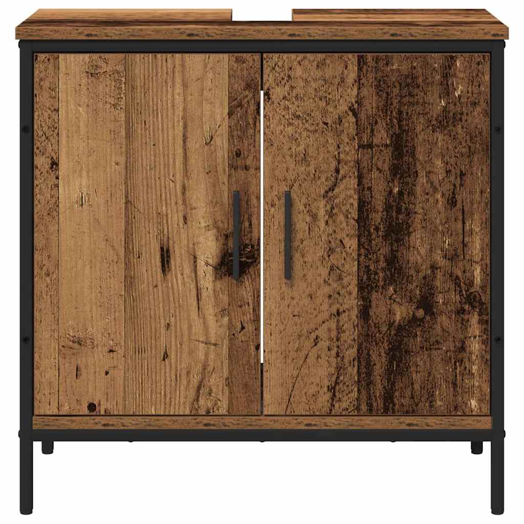 Bathroom Furniture Set with Storage 2 pcs Brown 60 x 30 x 60 cm