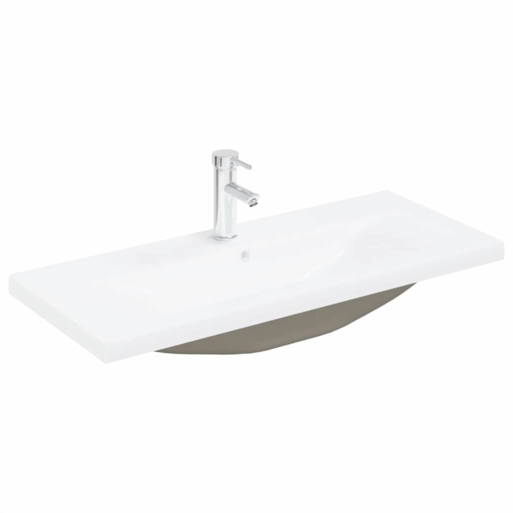 Bathroom Furniture Set with Door 3 pcs Black Oak 90x38.5x46cm