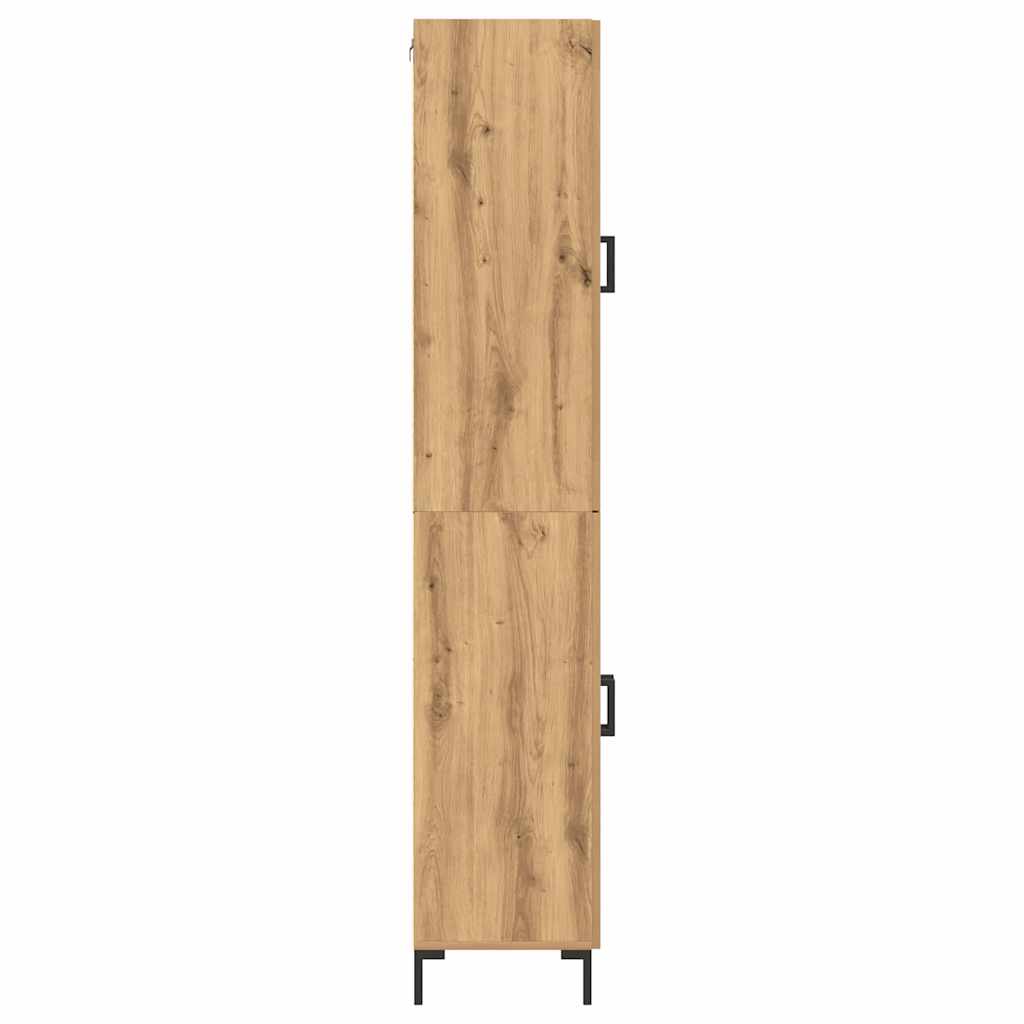 Highboard 2 pcs Artisan oak 69.5 x 34 x 180 cm Engineered wood
