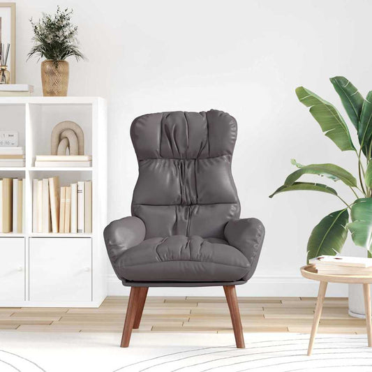 Relaxing Chair 69 X 74 X 93 Cm Faux Leather