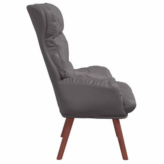 Relaxing Chair 69 X 74 X 93 Cm Faux Leather