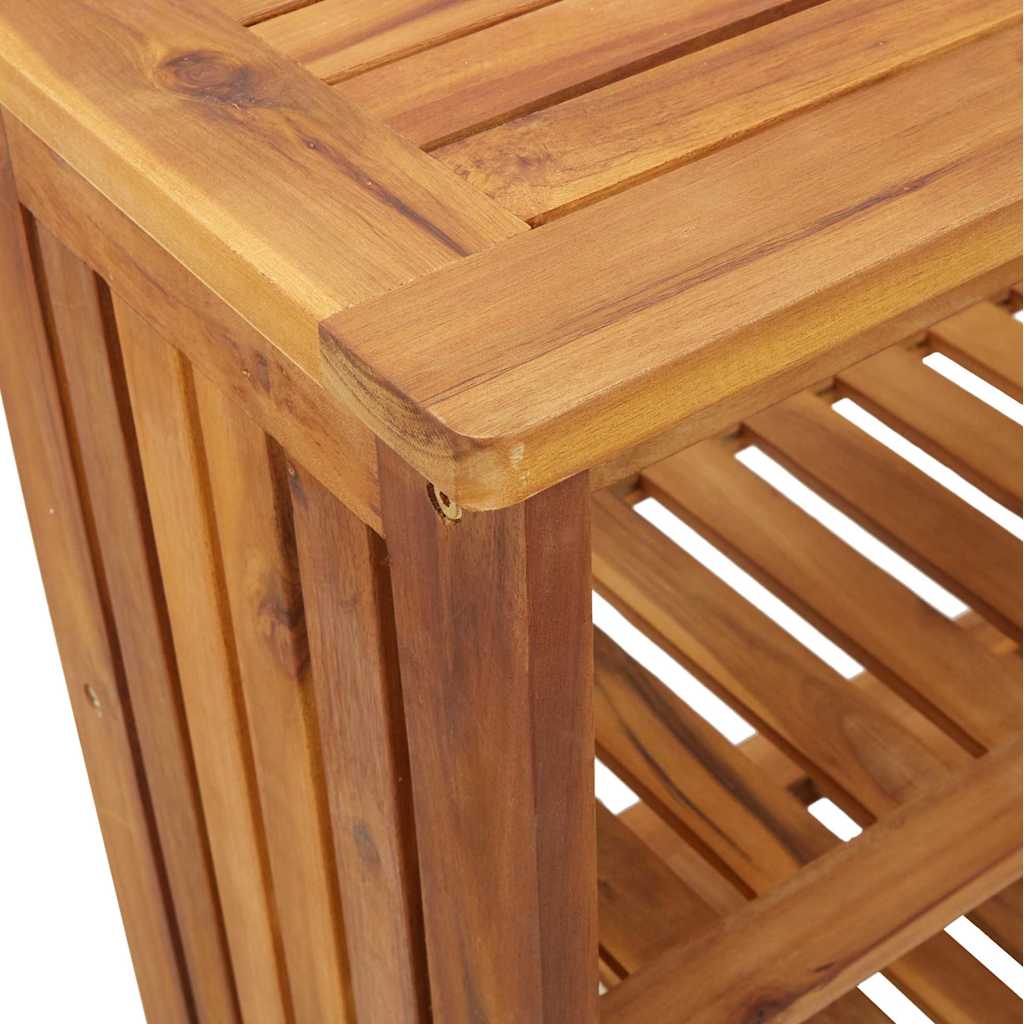 Garden Cabinet with Shelf with Storage Brown 75 x 35 x 70cm