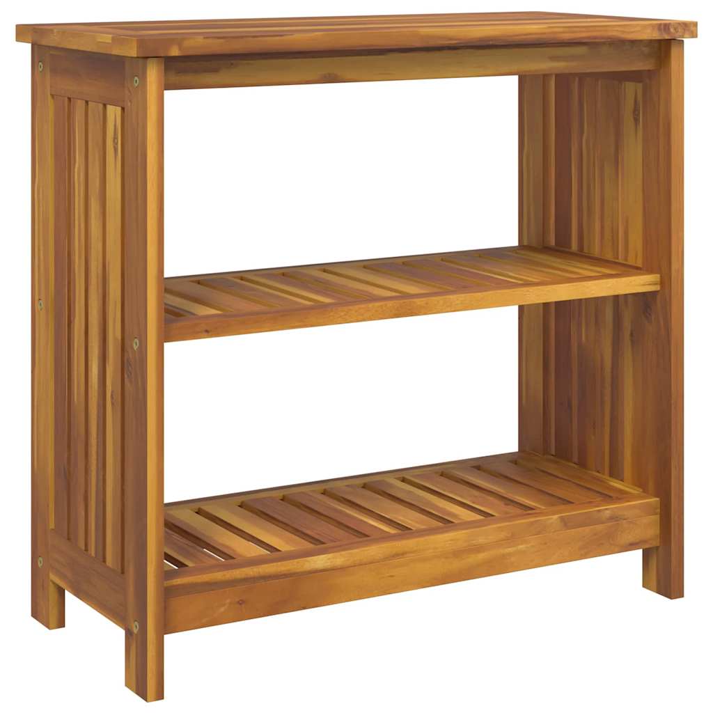 Garden Cabinet with Shelf with Storage Brown 75 x 35 x 70cm