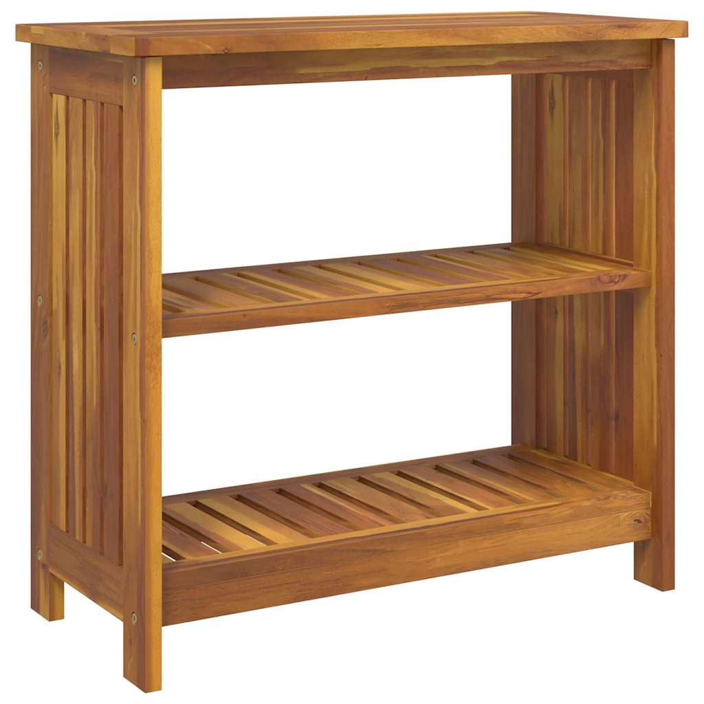 Garden Cabinet with Shelf with Storage Brown 75 x 35 x 70cm