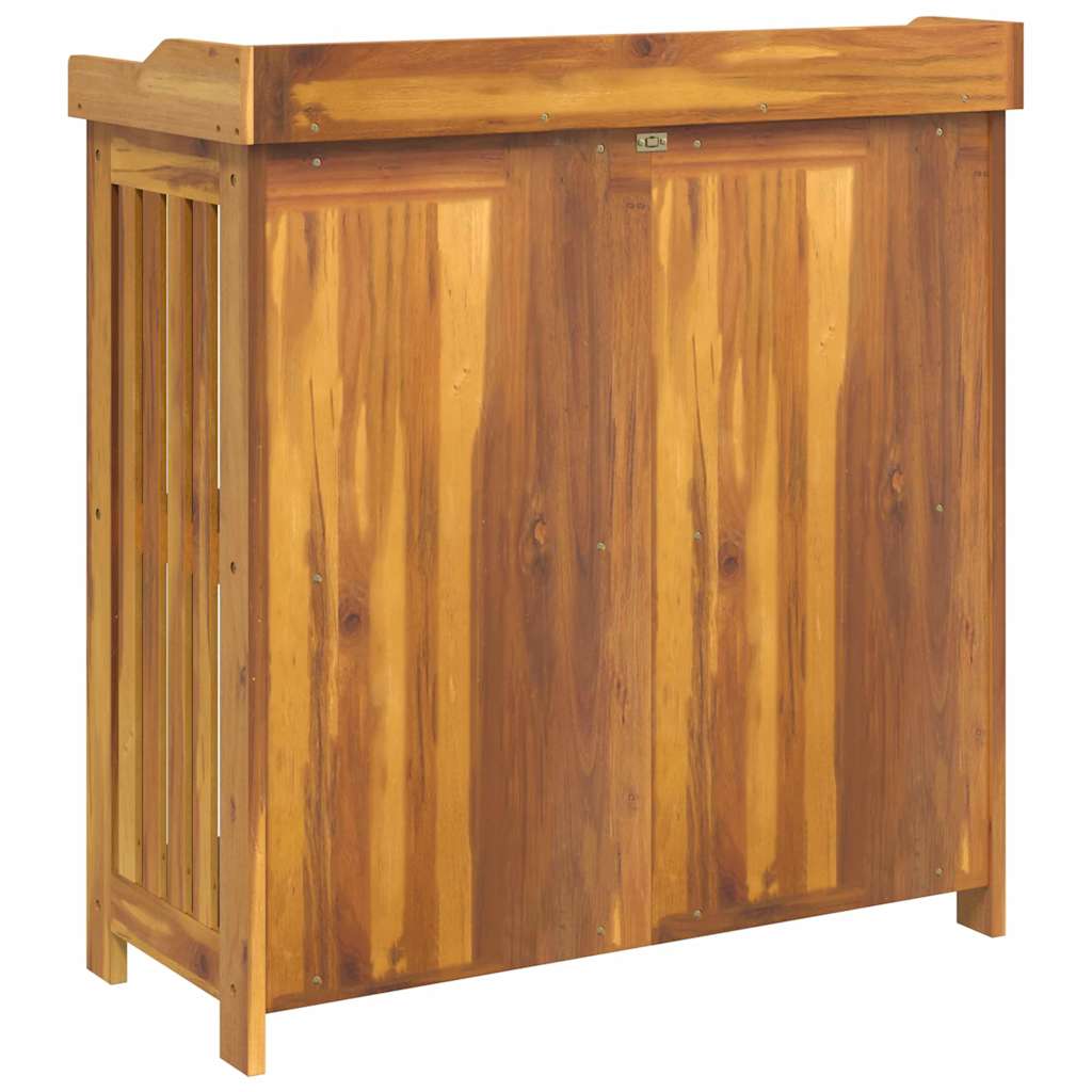 Garden Cabinet with Storage with Door Brown 93 x 41.5 x 98cm