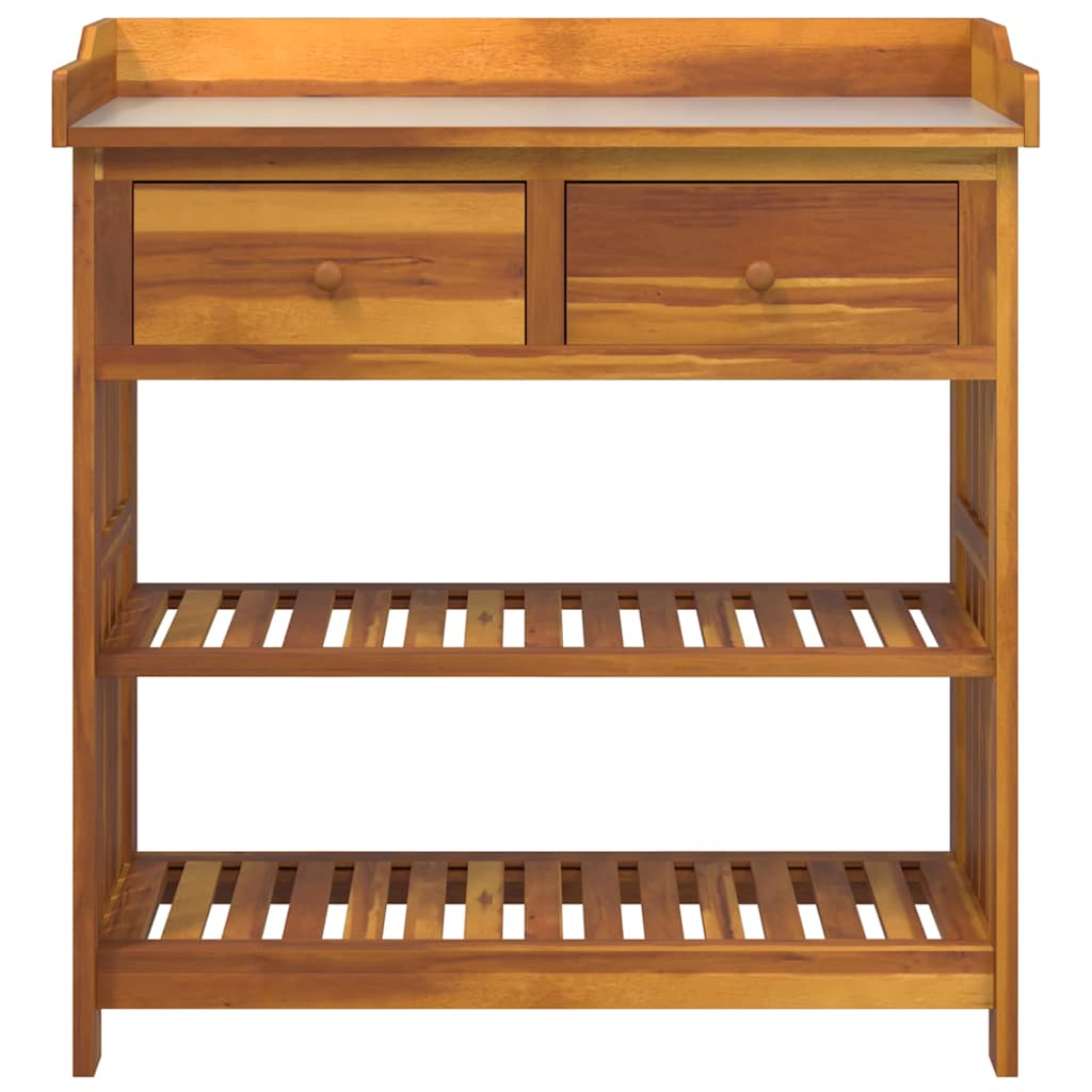 Garden Cabinet with Drawer with Shelf Brown 93 x 41.5 x 98cm