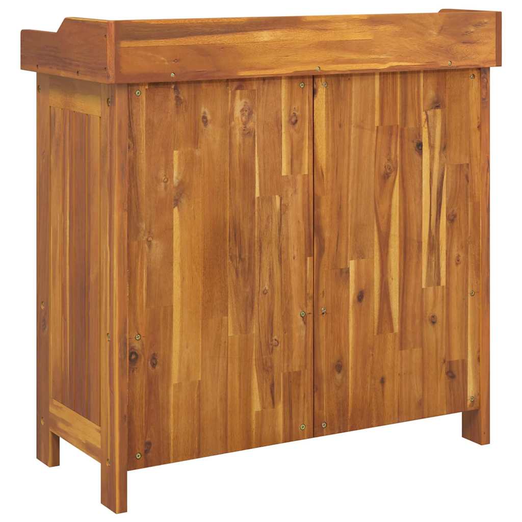 Garden Cabinet with Drawer with Storage Brown 78 x 36.5 x 78cm