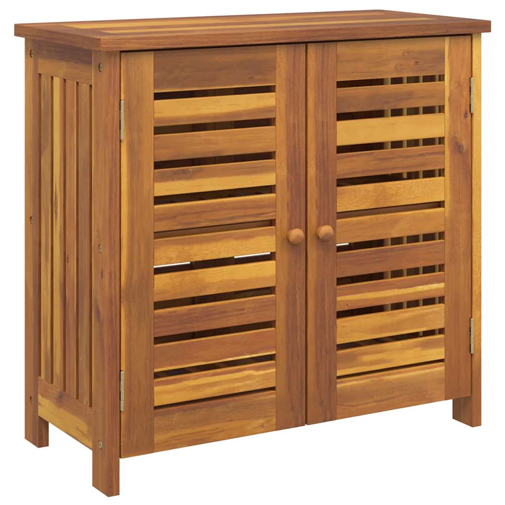 Garden Cabinet with Storage with Door Brown 75 x 35 x 70cm