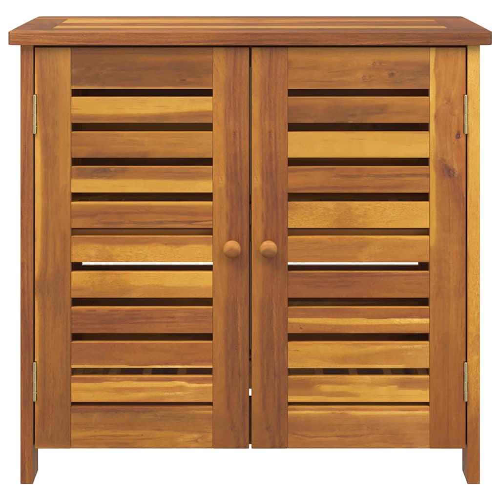 Garden Cabinet with Storage with Door Brown 75 x 35 x 70cm