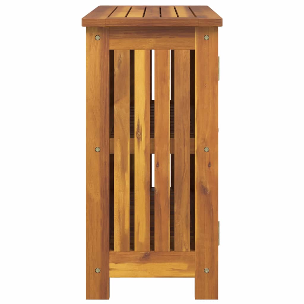 Garden Cabinet with Storage with Door Brown 75 x 35 x 70cm