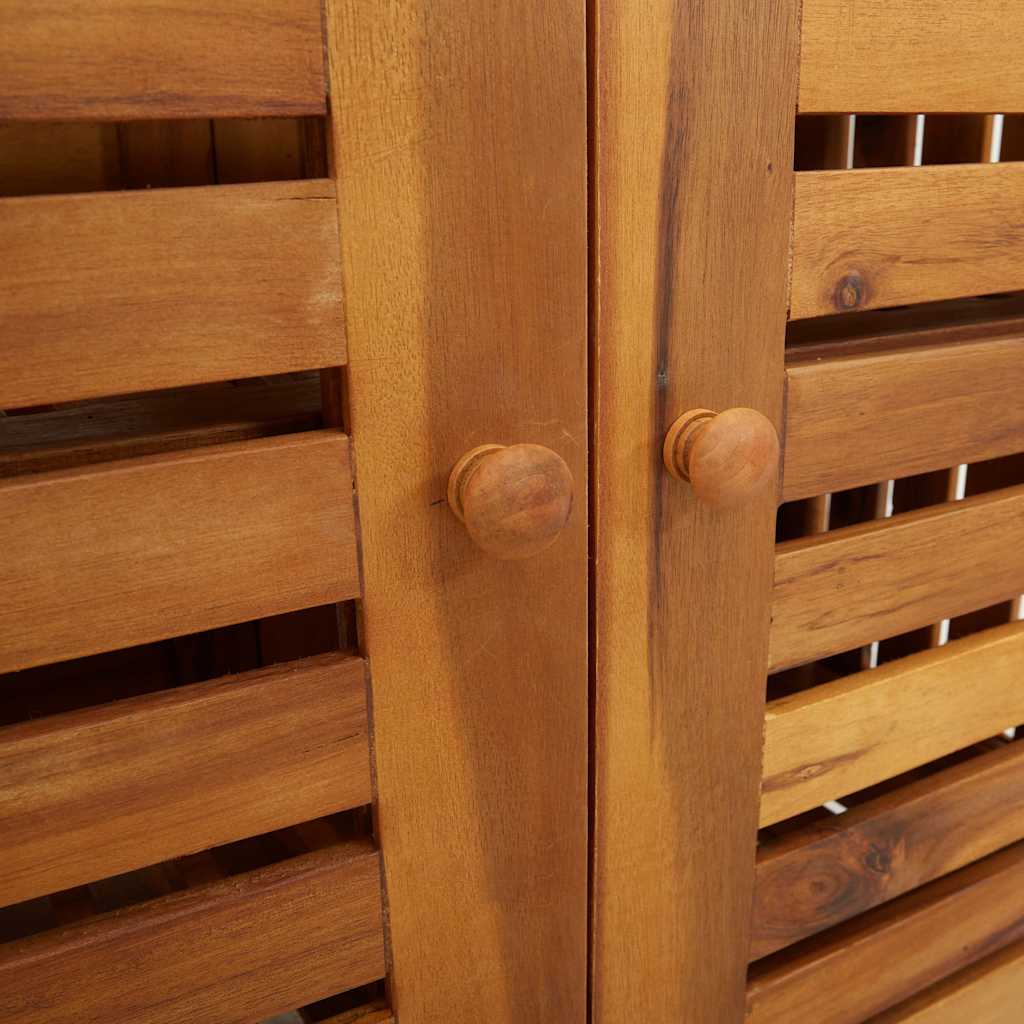 Garden Cabinet with Storage with Door Brown 90 x 40 x 90cm