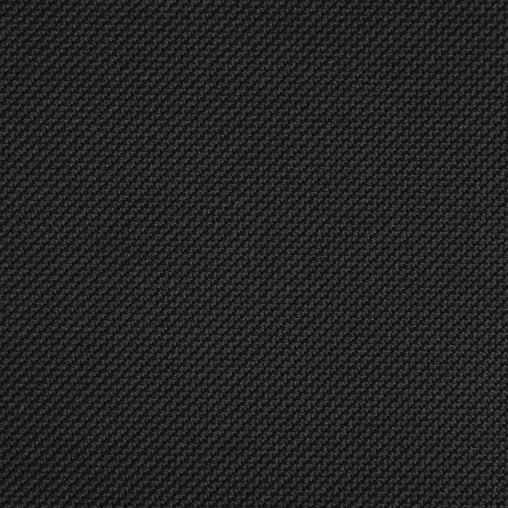 Folding Sun Lounger Folding Black 56 x 189 x 87cm Fabric