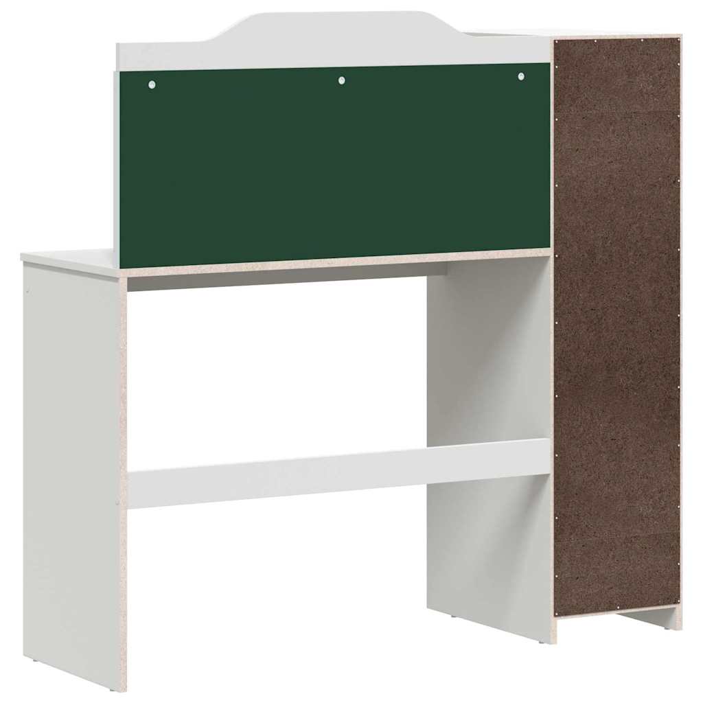 Chalkboard Desk White 120 x 45 x 118.5 cm Engineered wood