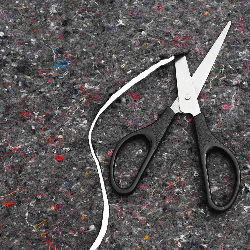 Pool Fleece Folding Grey 1 x 25 m Polyester and cotton