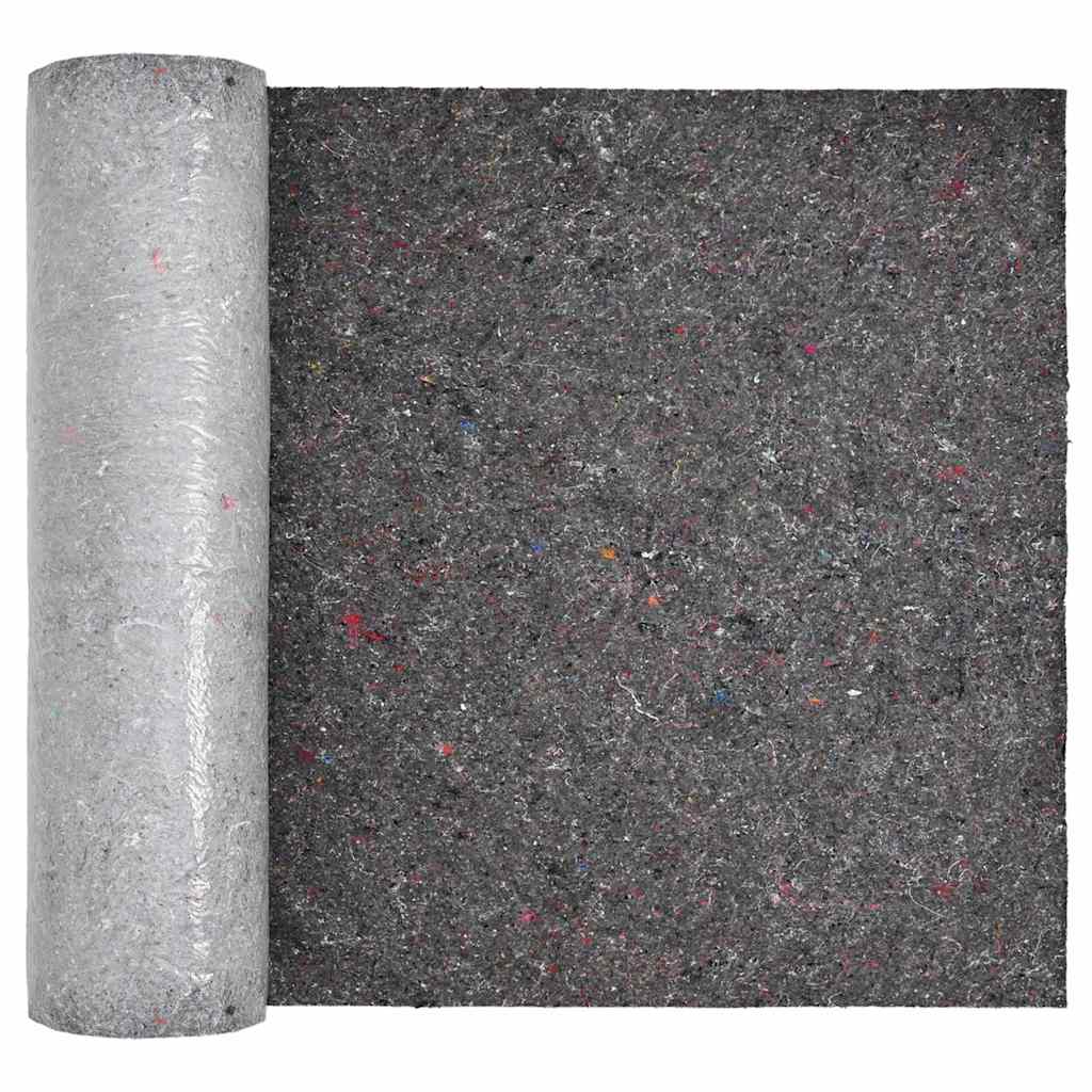 Pool Fleece Folding Grey 1 x 25 m Polyester and cotton