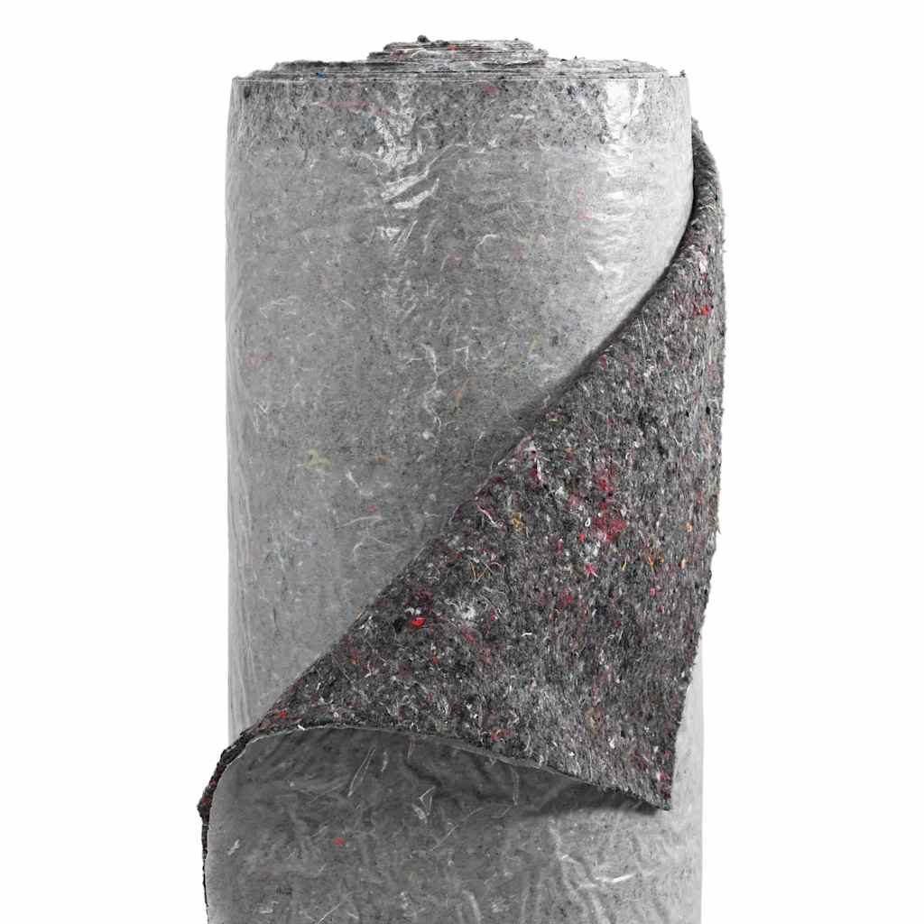 Pool Fleece Folding Grey 1 x 10 m Polyester and cotton