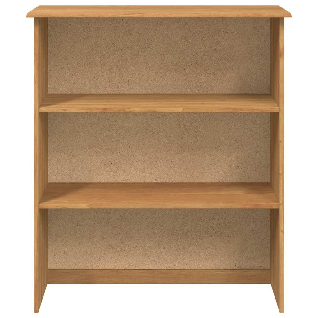 Hutch ASKIM Brown 91 x 30 x 104 cm Solid pine wood