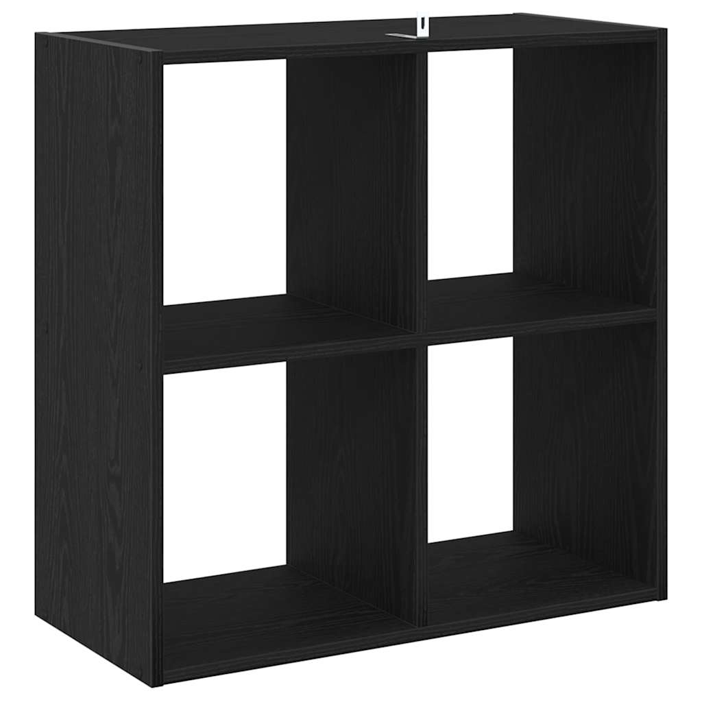 Bookcase Black oak 68.5 x 32 x 68.5 cm Engineered wood