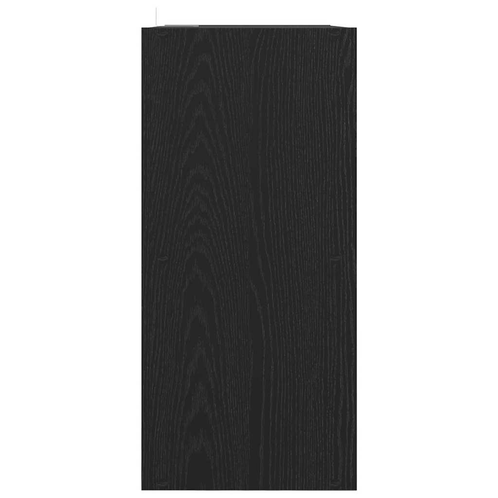 Bookcase Black oak 68.5 x 32 x 68.5 cm Engineered wood