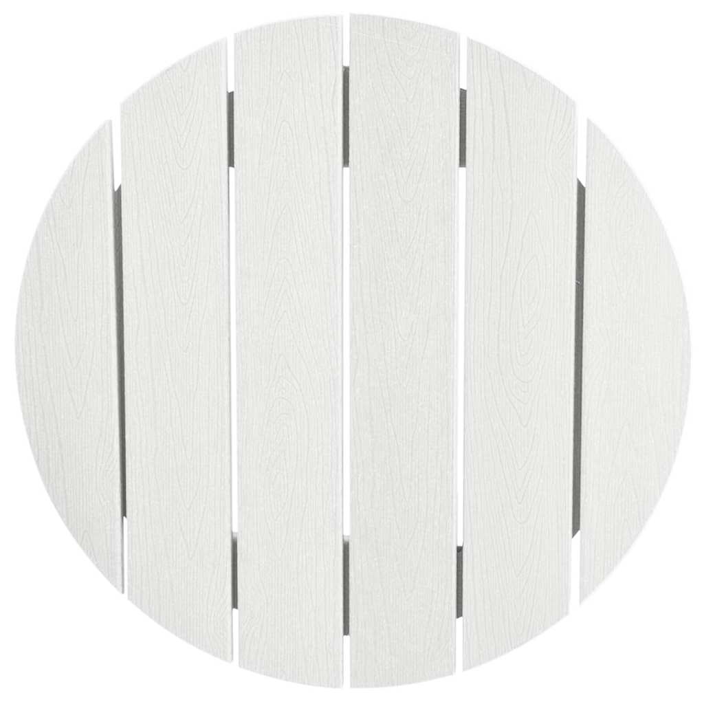 Bar Table White 55 x 55 x 107 cm HDPE