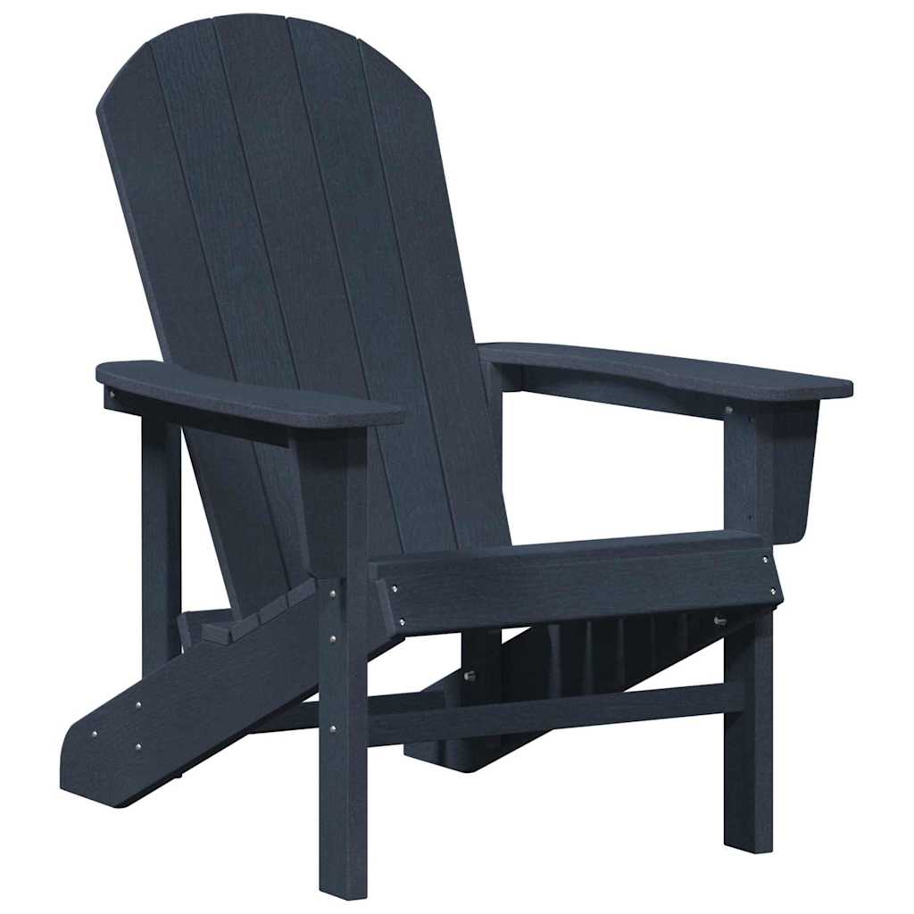 Adirondack Chair Navy 74 x 82 x 92cm HDPE
