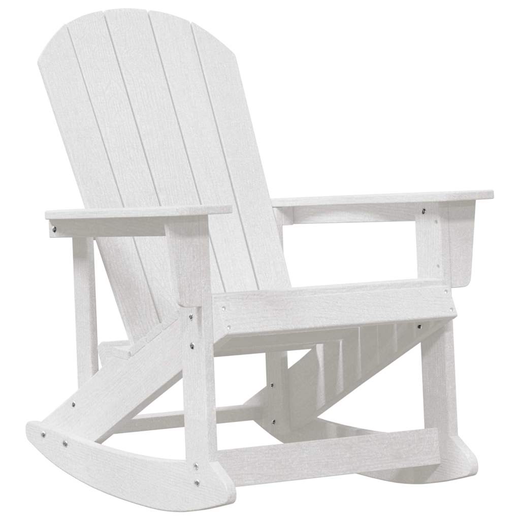 Adirondack Rocking Chair White 73.5 x 92 x 90cm HDPE