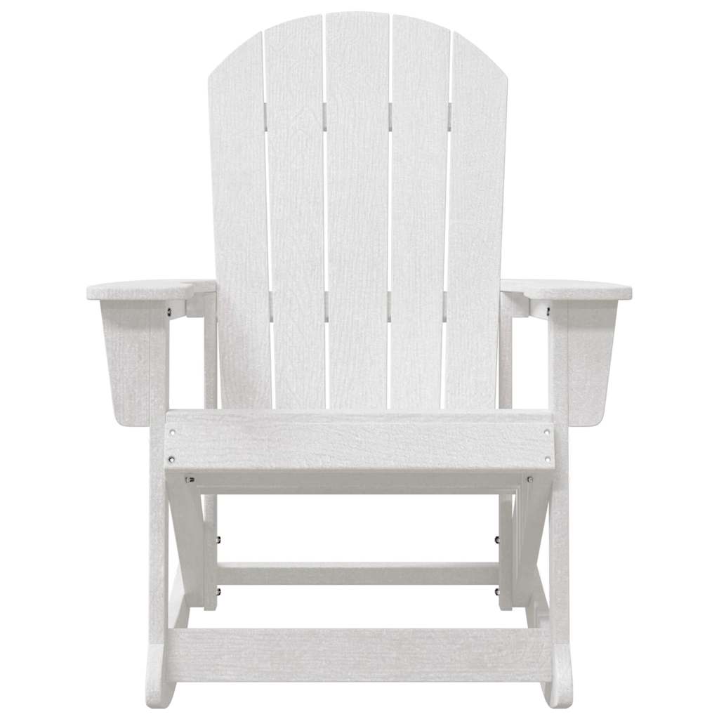 Adirondack Rocking Chair White 73.5 x 92 x 90cm HDPE
