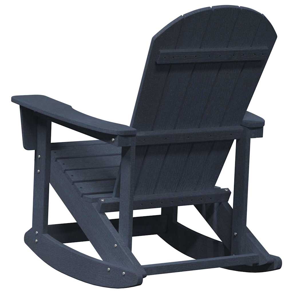 Adirondack Rocking Chair Navy 73.5 x 92 x 90cm HDPE