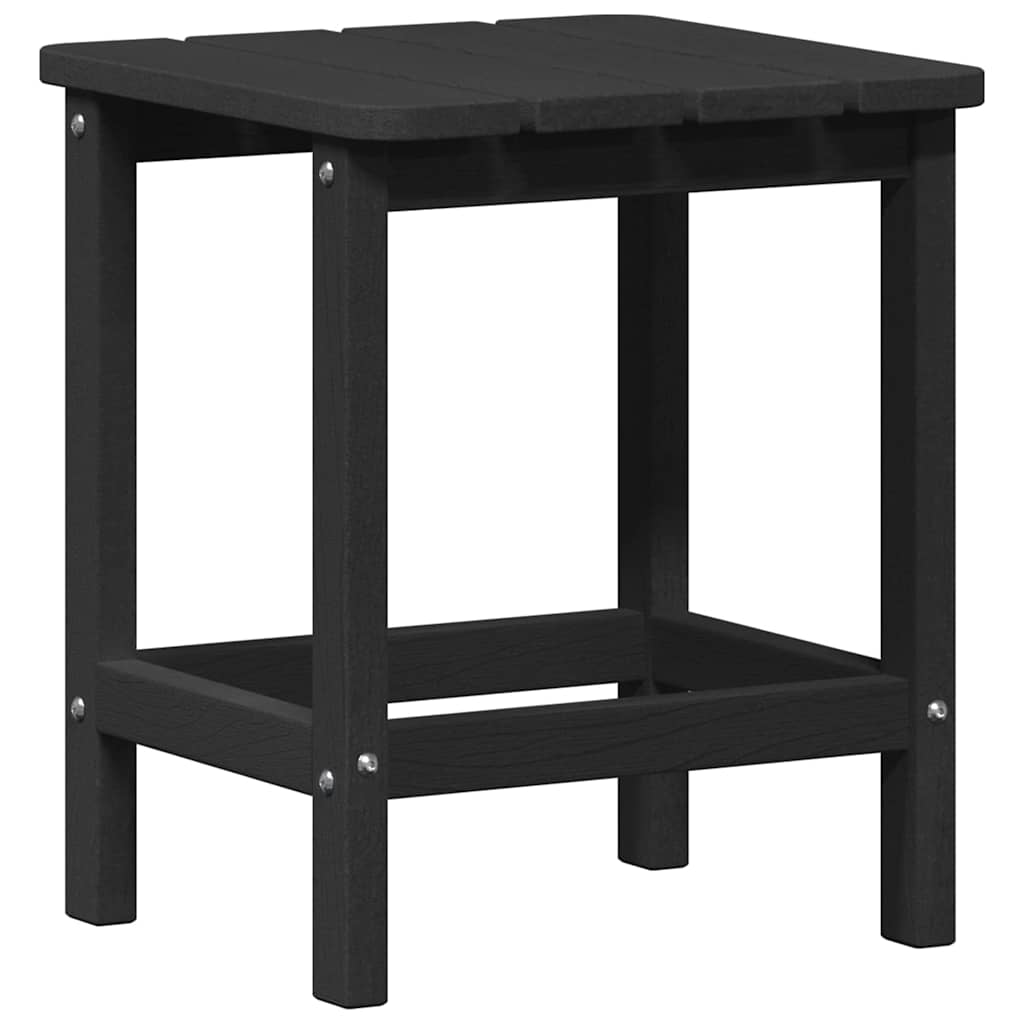 Adirondack Side Table Black 38 x 38 x 46 cm HDPE