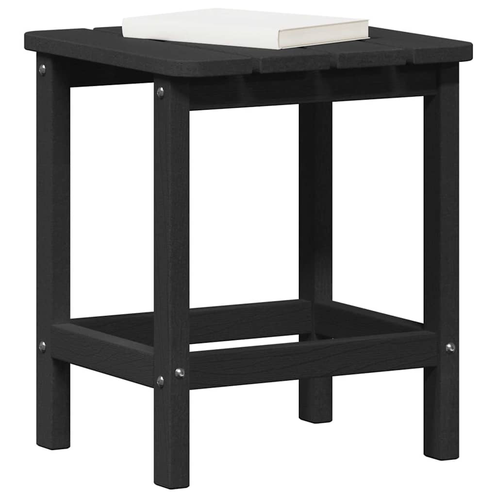 Adirondack Side Table Black 38 x 38 x 46 cm HDPE