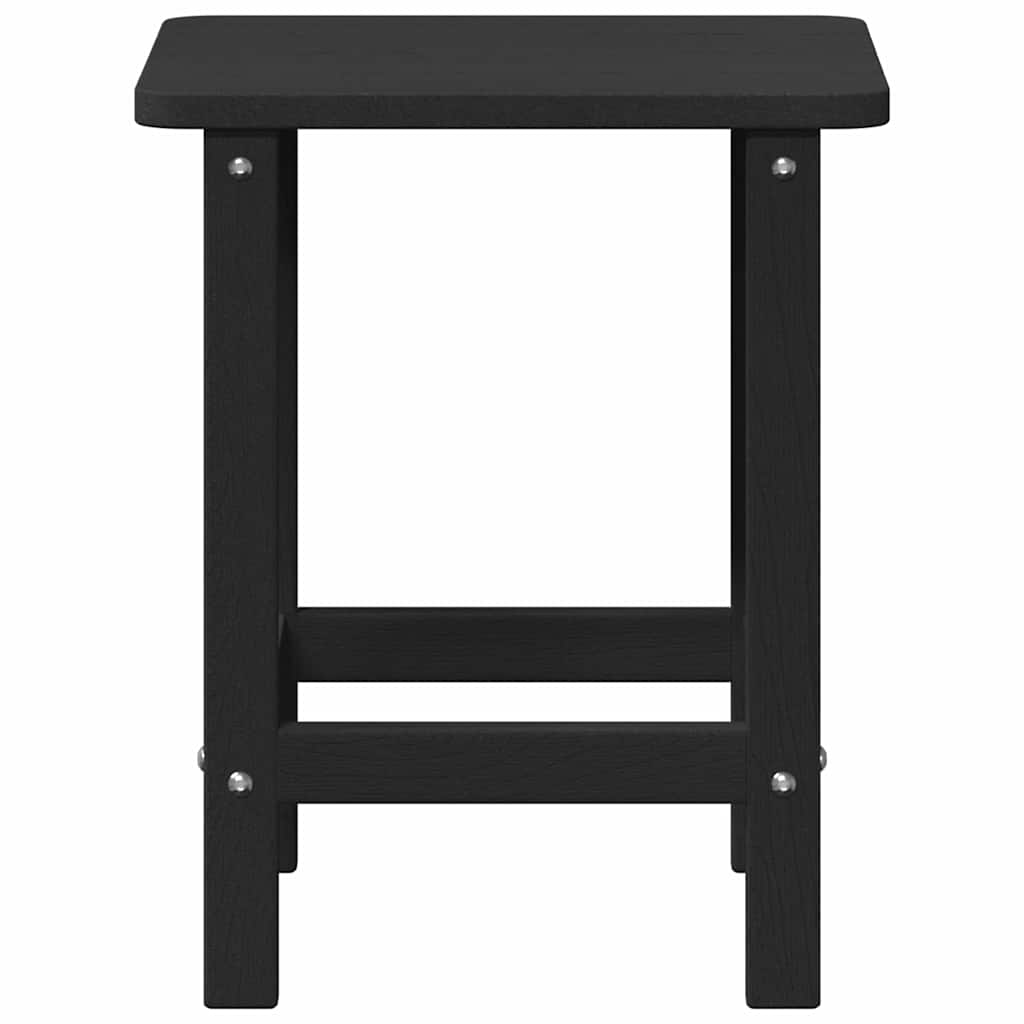 Adirondack Side Table Black 38 x 38 x 46 cm HDPE