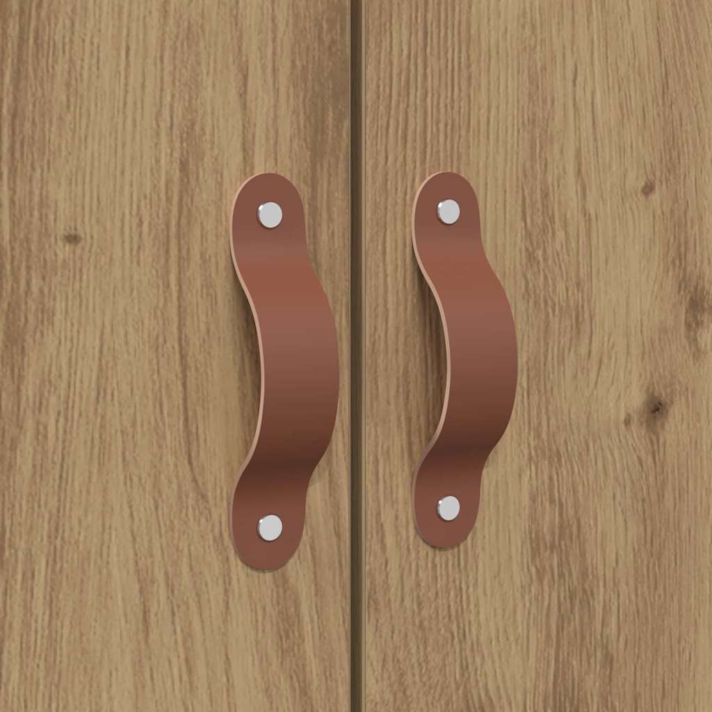 Bed Frame with Storage Artisan oak 150 x 200 cm Engineered wood