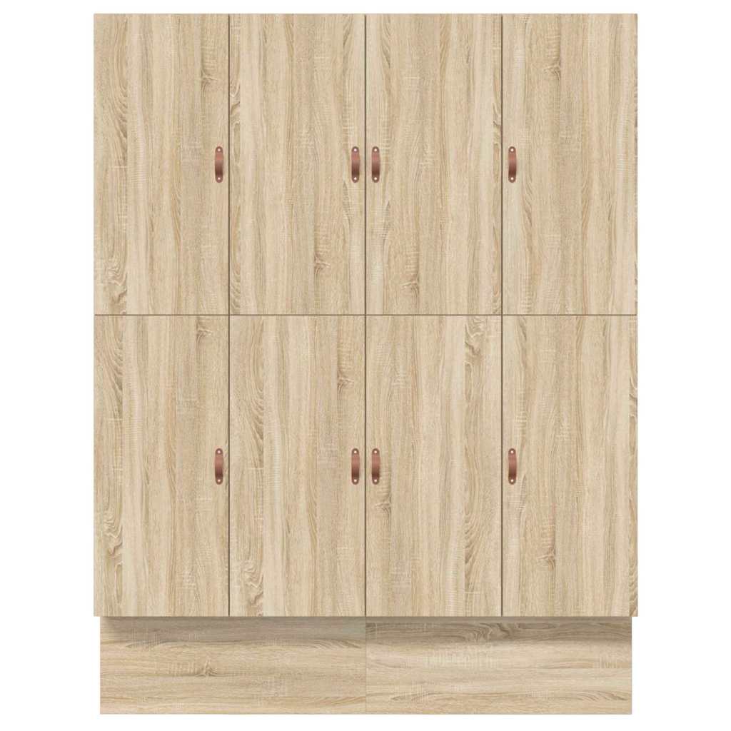 Storage Bed Frame with Drawer Sonoma Oak 236.5 x 200 x 31.5 cm