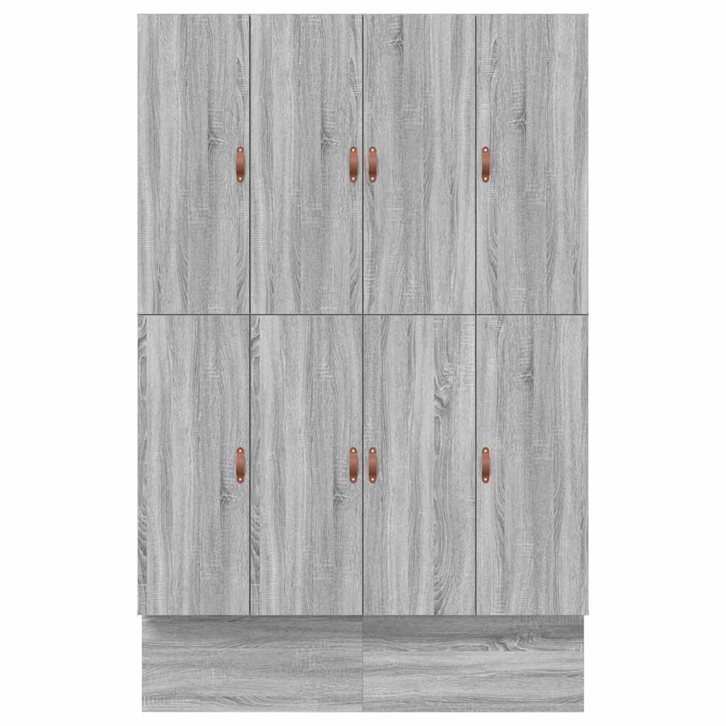 Storage Bed Frame with Drawer Grey sonoma 236.5 x 150 x 31.5 cm