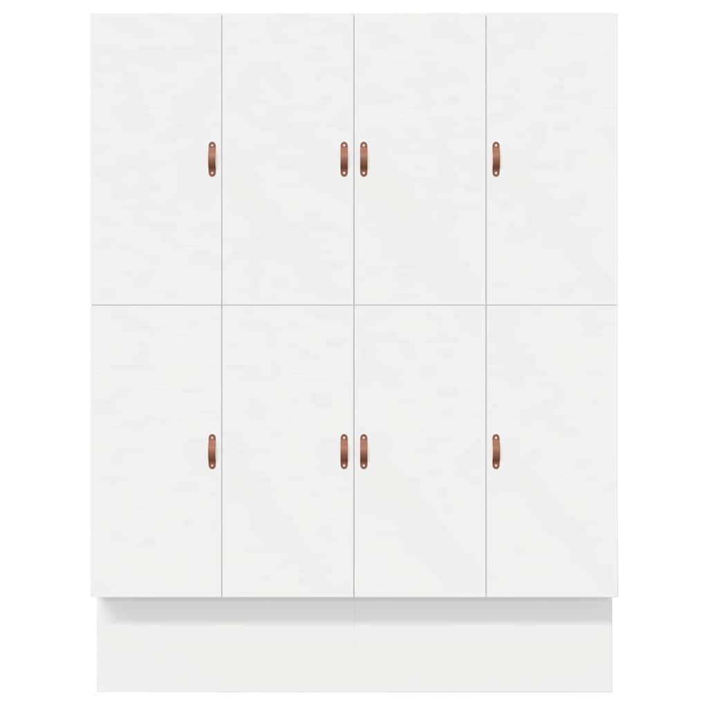 Storage Bed Frame White 236.5 x 180 x 31.5 cm Engineered wood