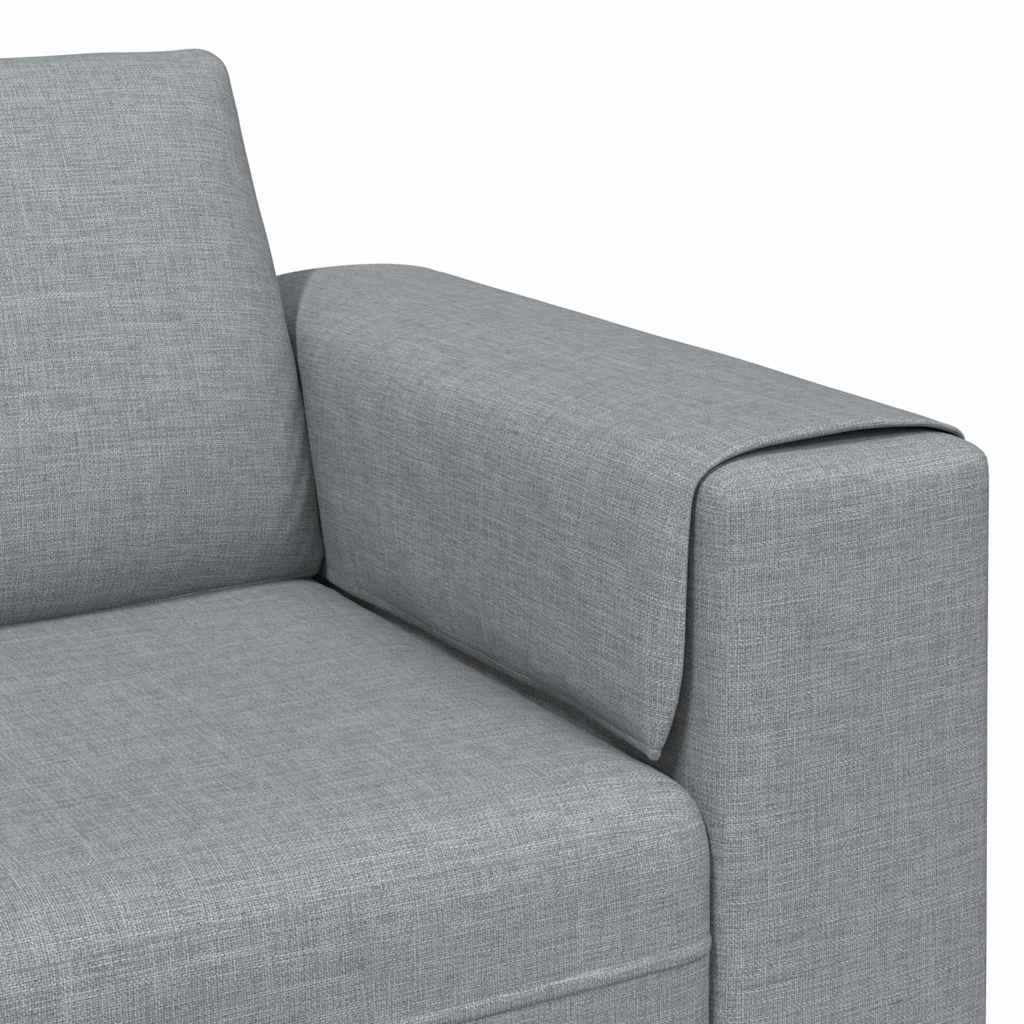 Sofa Set Light grey Fabric