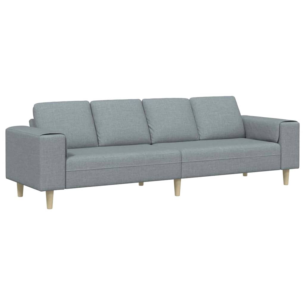 Sofa Set Light grey Fabric