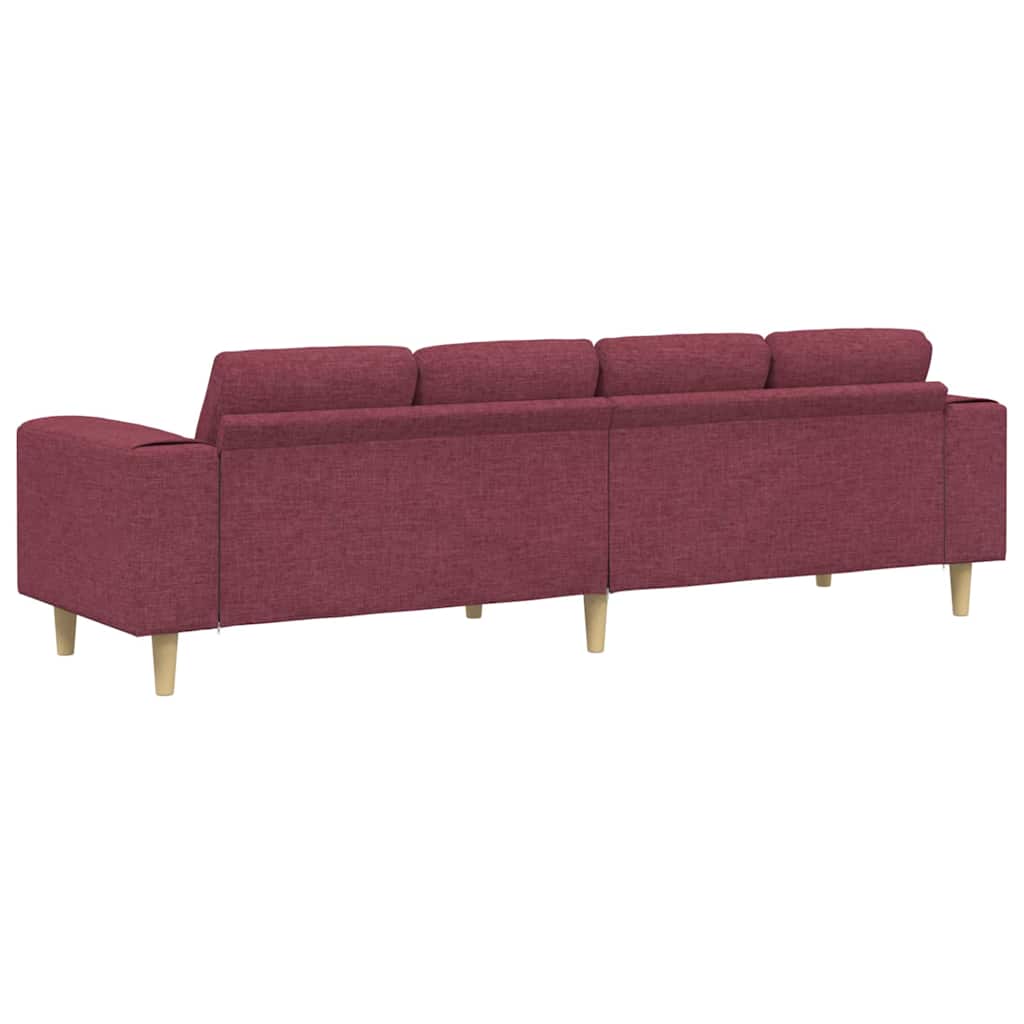 Sofa Set Wine red Fabric
