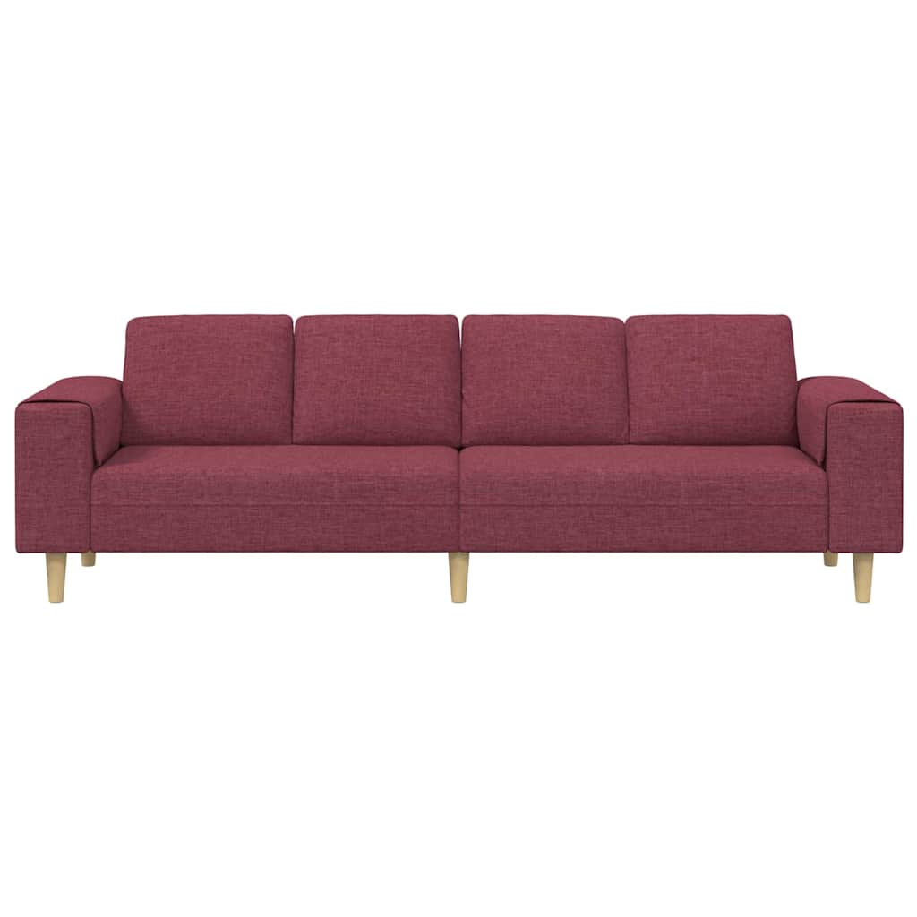 Sofa Set Wine red Fabric