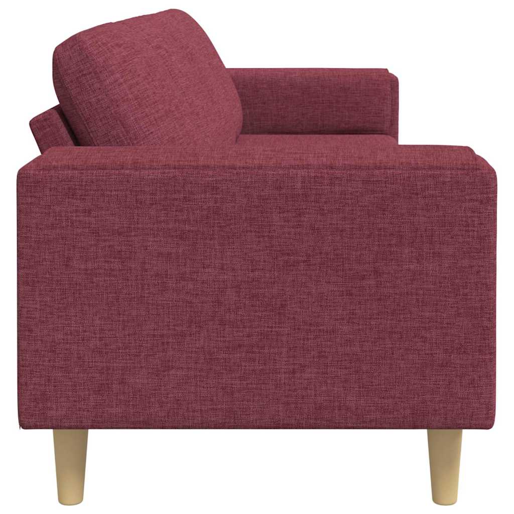 Sofa Set Wine red Fabric