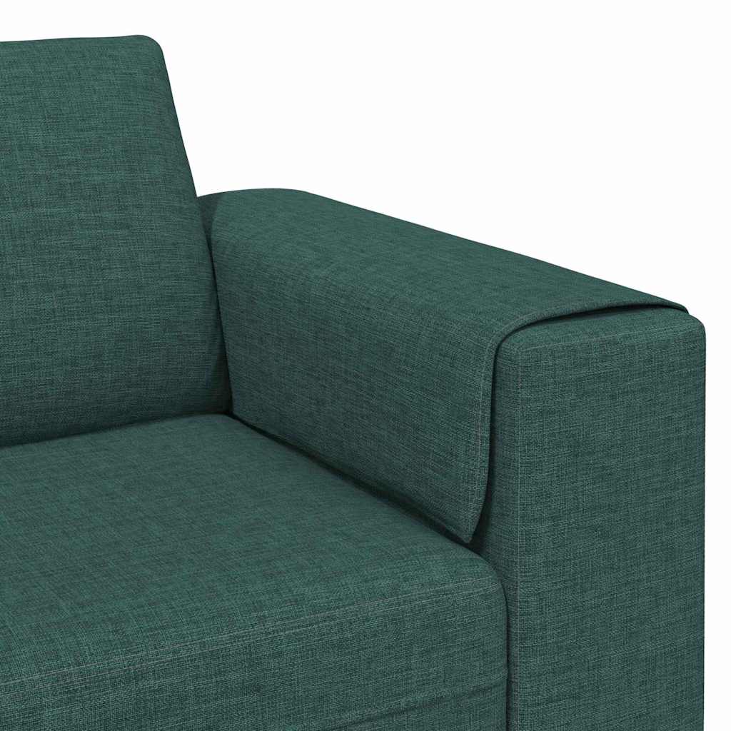Sofa Set Dark green Fabric