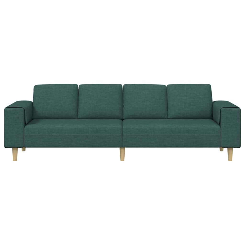 Sofa Set Dark green Fabric