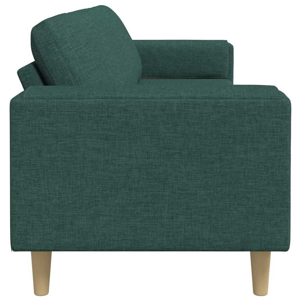 Sofa Set Dark green Fabric