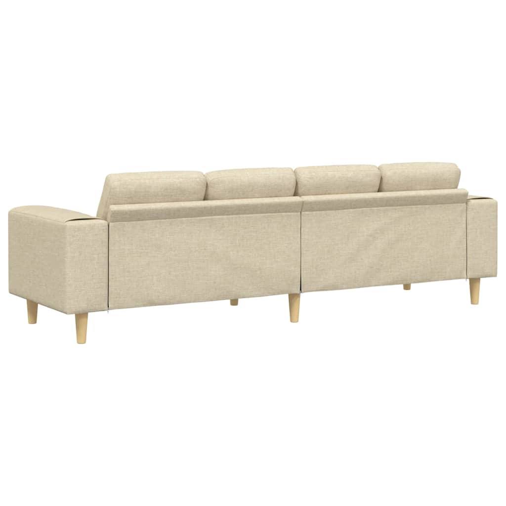 Sofa Set Cream Fabric