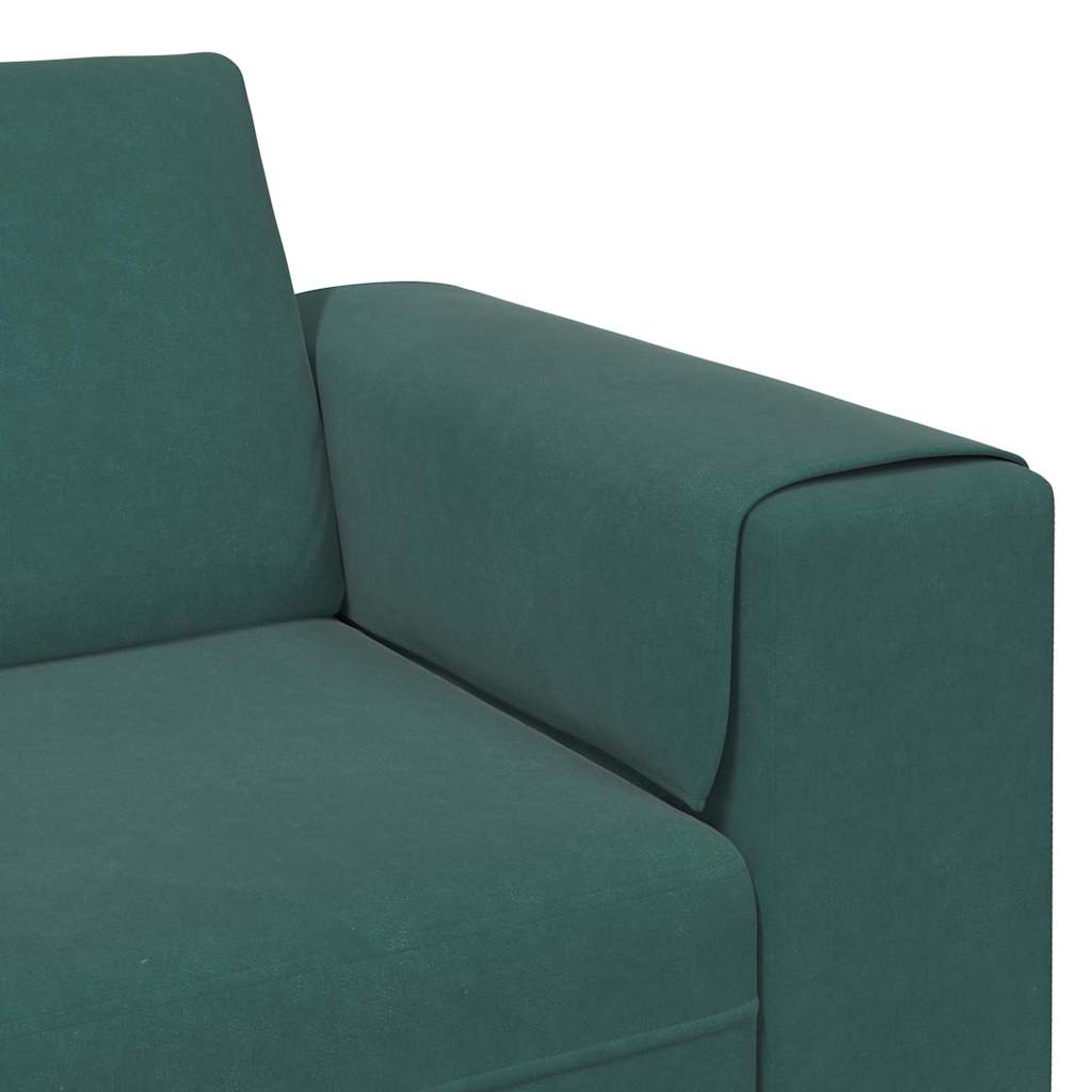 Sofa Set Dark green Velvet