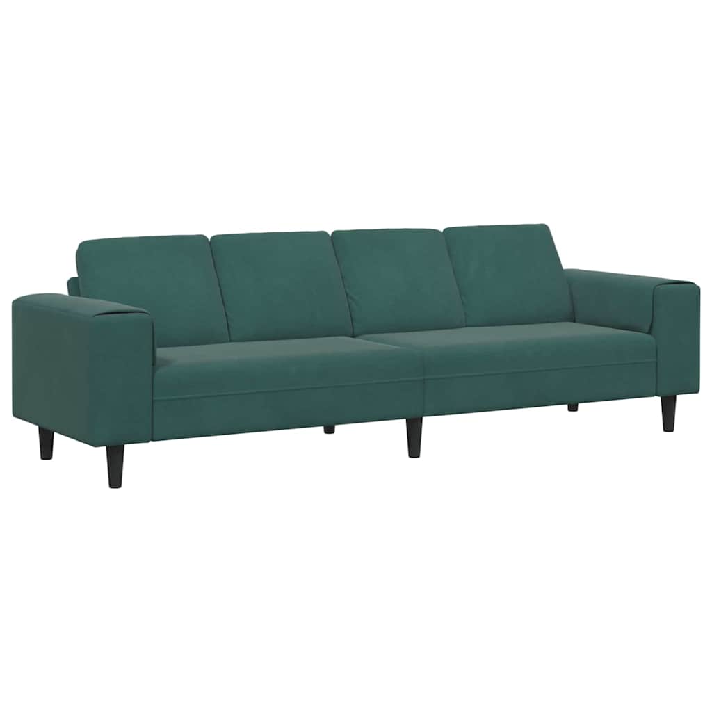 Sofa Set Dark green Velvet