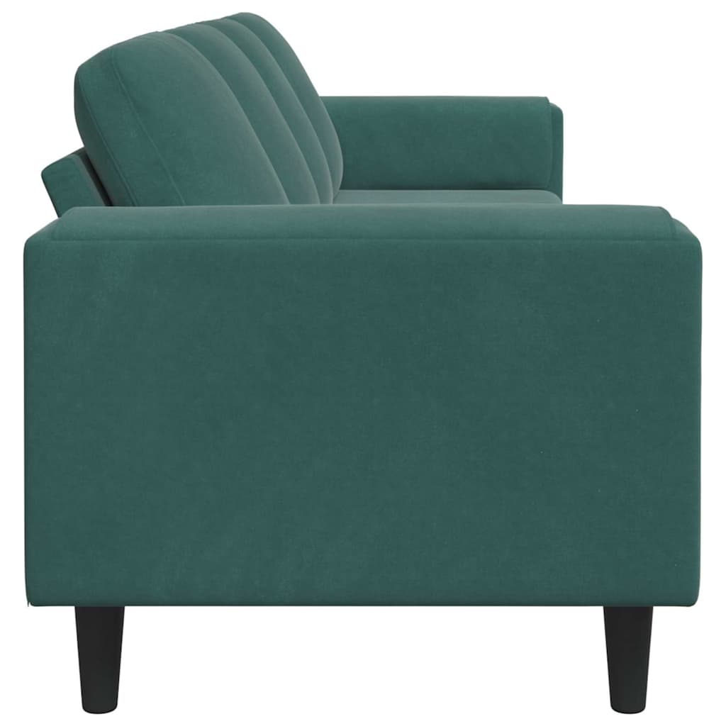 Sofa Set Dark green Velvet