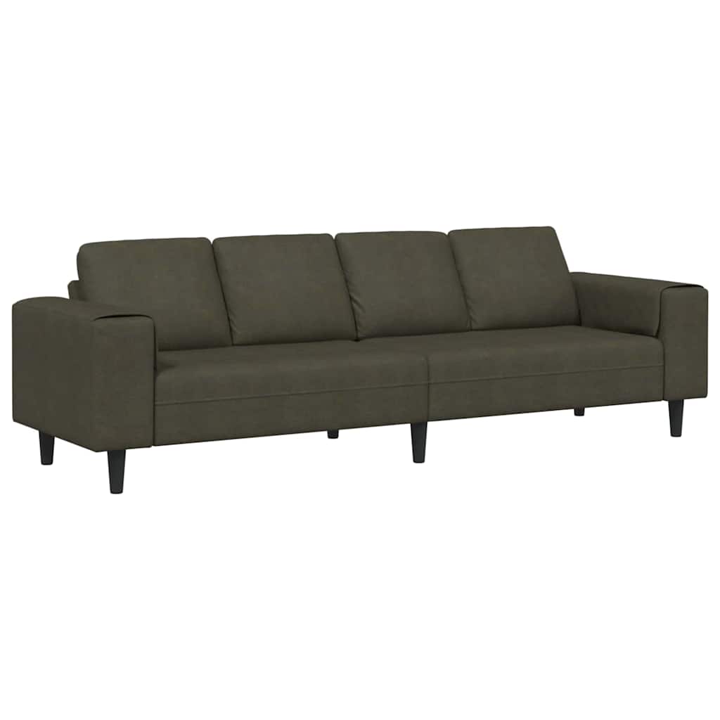 Sofa Set Army green Faux suede leather